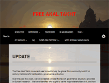 Tablet Screenshot of freeakaltakht.org
